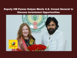 Deputy CM Pawan Kalyan Meets U.S. Consul General To Discuss Investment Opportunities,Deputy CM Pawan Kalyan Meets U.S. Consul General To Discuss Investment,Pawan Kalyan Meets U.S. Consul General ,U.S. Consul General To Discuss Investment Opportunities,Investment Opportunities,U.S. Consul General , Deputy Chief Minister, Higher Education, Deputy Chief Minister, Environment and Forests, Palnadu District, wildlife protection,,Assembly Session 2024, AP Assembly Session, AP Live Updates, AP Politics, Political News, Mango News,