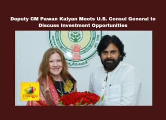 Deputy CM Pawan Kalyan Meets U.S. Consul General To Discuss Investment Opportunities,Deputy CM Pawan Kalyan Meets U.S. Consul General To Discuss Investment,Pawan Kalyan Meets U.S. Consul General ,U.S. Consul General To Discuss Investment Opportunities,Investment Opportunities,U.S. Consul General , Deputy Chief Minister, Higher Education, Deputy Chief Minister, Environment and Forests, Palnadu District, wildlife protection,,Assembly Session 2024, AP Assembly Session, AP Live Updates, AP Politics, Political News, Mango News,
