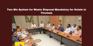 Two Bin System For Waste Disposal Mandatory For Hotels In Tirumala,Two Bin System For Waste Disposal,Waste Disposal Mandatory For Hotels In Tirumala,Disposal Mandatory For Hotels, Waste Disposal,Two Bin System,Two Bin System For Hotels, Food Safety,Pilgrims, Tirumala, TTD,Assembly Session 2024, AP Assembly Session, AP Live Updates, AP Politics, Political News, Mango News