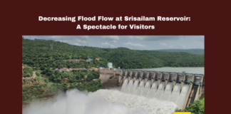 Decreasing Flood Flow At Srisailam Reservoir A Spectacle For Visitors ,Srisailam Reservoir A Spectacle For Visitors,Decreasing Flood Flow ,Decreasing Flood Flow At Srisailam,Flood Flow At Srisailam Reservoir, Srisailam Reservoir A Spectacle For Visitors,Srisailam Reservoir,Flood, Flood Flow, Hydropower Generation, Nagarjuna Sagar, Srisailam Reservoir, Sunnipenta Circle, Traffic Congestion, Visitor Attraction, Water Release, Political News, Mango News,