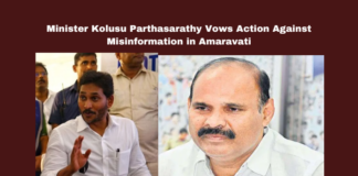 Minister Kolusu Parthasarathy Vows Action Against Misinformation in Amaravati, Action Against Misinformation in Amaravati,Minister Kolusu Parthasarathy Vows,Kolusu Parthasarathy,Minister Kolusu Parthasarathy,Amaravati, Amaravati News, Andhra Pradesh Politics, Arogyashri Scheme, Jagan Mohan Reddy, Misinformation, Pension Distribution, Public Health, State Development,Assembly Sessions,Mango News