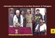 Jishnudev Verma Sworn In As New Governor Of Telangana,New Governor Of Telangana,Jishnudev Verma Sworn In As New Governor,Governor Of Telangana,Jishnudev Verma As New Governor,New Governor,Telangana New Governor,Telangana,Jishnudev Verma,BJP, High Court, Political Appointments, Raj Bhavan, Revanth Reddy, Swearing-In Ceremony,Tripura,Assembly Sessions, Political News, Mango News,