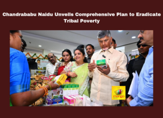 Chandrababu Naidu Unveils Comprehensive Plan to Eradicate Tribal Poverty, Chandrababu Naidu Unveils Comprehensive Plan, Comprehensive Plan, Plan to Eradicate Tribal Poverty, Tribal Poverty, Andhra Pradesh, Tribal Welfare, Chandrababu Naidu, World Adivas iDay, Poverty Eradication, Chaitanyam2.0, Tribal Development, CM Chandrababu Naidu, AP Live Updates, AP Politics, Political News, Mango News