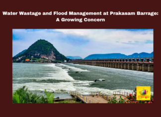 Water Wastage and Flood Management at Prakasam Barrage: A Growing Concern, Water Wastage, Flood Management at Prakasam Barrage, Prakasam Barrage, Prakasam Barrage, Water Management, Flood Control, Andhra Pradesh, Monsoon Season, Water Wastage, Pulichintala, Srisailam, Downstream Storage, Irrigation Challenges, Farmers Demand, CM Chandrababu Naidu, Pawan Kalyan, AP Live Updates, AP Politics, Political News, Mango News
