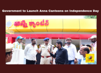 Government to Launch Anna Canteens on Independence Day, Anna Canteens on Independence Day, Anna Canteens, Andhra Pradesh, Chandrababu Naidu, Independence Day, Gudivada, Municipal Administration, Minister Narayana, Akshaya Patra, Food Distribution, Poverty Alleviation, CM Chandrababu Naidu, Pawan Kalyan, AP Live Updates, AP Politics, Political News, Mango News