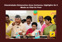 Chandrababu Relaunches Anna Canteens Highlights Rs 5 Meals as Vital for Poor, Highlights Rs 5 Meals as Vital for Poor, Chandrababu Relaunches, Anna Canteens Highlights, Chandrababu Naidu, Anna Canteens, Gudivada, Rs 5 Meals, Andhra Pradesh, N.T. Rama Rao, Independence Day, Welfare Schemes, Public Donations, Simple Governance, CM Chandrababu Naidu, Pawan Kalyan, AP Live Updates, AP Politics, Political News, Mango News