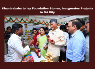 Chandrababu To Lay Foundation Stones,Inaugurates Projects In Sri City,Mango News,Sri City,Andhra Pradesh,AP,AP News,AP Latest News,AP Politics,AP Political News 2024,Andhra Pradesh News,Andhra Pradesh Politics,TDP,TDP Latest News,Chandrababu Naidu,CM Chandrababu Naidu,CM Chandrababu,CM Chandrababu Latest News,CM Chandrababu News,CM Chandrababu Live,CM Chandrababu Pressmeet,CM Chandrababu Speech,CM Chandrababu Naidu To Inaugurate 16 Projects In Sri City On August 19,Naidu To Launch Several Projects In Sri City,CM Chandrababu Naidu To Visit Sri City,Sri City Projects,Andhra Pradesh,Business Hub,Employment Opportunities,Foundation Stones,Inauguration,Industrial Growth,Investment,Sricity,Tirupati