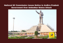 National SC Commission Issues Notice to Andhra Pradesh Government Over Ambedkar Statue Attack,Action Taken Report,Ambedkar Statue Attack,Andhra Pradesh Government,Chief Secretary,DGP Andhra Pradesh,Legal Action,NCSC Notice,Scheduled Castes Rights,Vijayawada Incident,YSR Congress Complaint,Mango News,National SC Commission,Andhra Pradesh,AP,AP News,AP Latest News,AP Politics,AP Political News 2024,Andhra Pradesh News,Ambedkar Statue Attack,SC Commission Seeks Report On Ambedkar Statue Attack,Attack On Ambedkar Statue In Vijayawada,Vijayawada,Vijayawada News,AP Government Gets Notices From National SC Commission,National SC Commission Noties To AP Govt,Vijayawada Ambedkar Statue Incident,Ambedkar Statue