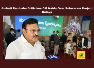 Ambati Rambabu Criticizes CM Naidu Over Polavaram Project Delays,Ambati Rambabu,Andhra Pradesh Politics,Central Water Commission,Chandrababu Naidu,Cost Overruns,Diaphragm Wall Collapse,Expert Committee Report,Polavaram Project,Project Delays,YSR Congress Party,YSRCP,YSRCP Latest News,YSRCP News,AP,AP News,AP Latest News,AP Politics,AP Political News 2024,Andhra Pradesh News,Andhra Pradesh Politics,CM Chandrababu,CM Chandrababu Naidu,Polavaram Project Latest News,Ambati Rambabu Criticizes CM Chandrababu,Ambati Rambabu About Polavaram Project,Ambati Rambabu Latest News,Ambati Rambabu News,Ambati Rambabu Live,Ambati Rambabu Speech,Ambati Rambabu About Margadarsi Chit Fund Scam,YS Jagan,Mango News
