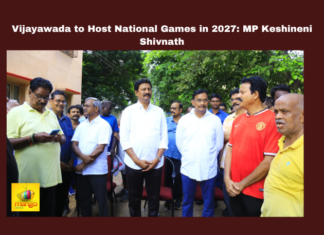 Vijayawada to Host National Games in 2027: MP Keshineni Shivnath,Andhra Pradesh,AP,AP News,AP Latest News,AP Politics,AP Political News 2024,Andhra Pradesh News,Mango News,Vijayawada,Vijayawada News,Amaravati,Cricket Stadium,Development Plans,Infrastructure Improvements,MLA Gadde Rammohan,MP Keshineni Shivnath,National Games 2027,MP Keshineni Shivnath Latest News,MP Keshineni Shivnath News,MP Keshineni Shivnath Live,National Games,National Games In Amaravati,2027 National Games,International Cricket Stadium In Amaravati,Cricket Academy In Vijayawada,AP Govt Is Keen To Host National Games In Amaravati