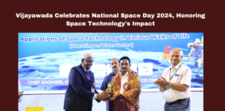 Vijayawada Celebrates National Space Day 2024, Honoring Space Technology’s Impact,Mango News,AP,AP News,Andhra Pradesh,AP Latest News,AP Politics,AP Political News,Vijayawada,Vijayawada News,National Space Day 2024,National Space Day 2024 Updates,National Space Day,Use Of Space Technology In Daily Life Increased Significantly Says Vijayawada MP Kesineni,Vijayawada MP Kesineni,MP Kesineni,India Space Research,ISRO,Kesineni Sivanath,National Space Day Live,Pragyan Rover,Prime Minister Modi,Space Technology,Vikram Lander,Water Resources,National Space Day 2024 Celebrations,MP Chinni,Kesineni Chinni,Vijayawada MP Kesineni Chinni,MP Kesineni Chinni Latest News,MP Kesineni Chinni News,MP Kesineni Chinni Speech,MP Kesineni Chinni Pressmeet,MP Kesineni Chinni Live,National Hydrology Project,SDSO,Hydrology Water Resources Department