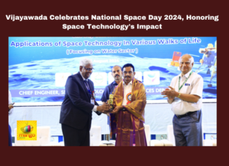 Vijayawada Celebrates National Space Day 2024, Honoring Space Technology’s Impact,Mango News,AP,AP News,Andhra Pradesh,AP Latest News,AP Politics,AP Political News,Vijayawada,Vijayawada News,National Space Day 2024,National Space Day 2024 Updates,National Space Day,Use Of Space Technology In Daily Life Increased Significantly Says Vijayawada MP Kesineni,Vijayawada MP Kesineni,MP Kesineni,India Space Research,ISRO,Kesineni Sivanath,National Space Day Live,Pragyan Rover,Prime Minister Modi,Space Technology,Vikram Lander,Water Resources,National Space Day 2024 Celebrations,MP Chinni,Kesineni Chinni,Vijayawada MP Kesineni Chinni,MP Kesineni Chinni Latest News,MP Kesineni Chinni News,MP Kesineni Chinni Speech,MP Kesineni Chinni Pressmeet,MP Kesineni Chinni Live,National Hydrology Project,SDSO,Hydrology Water Resources Department