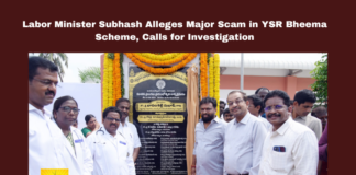 Labor Minister Subhash Alleges Major Scam in YSR Bheema Scheme, Calls for Investigation,Andhra Pradesh,ESI Hospital,Government Corruption,Health Infrastructure,Labor Minister Subhash,TDP,Vigilance Investigation,Vijayawada,YSR Bheema Scheme,YSRCP Government,Mango News,AP,AP News,Andra Pradesh,AP Latest News,AP Politics,AP Political News,YSR Bheema Scheme News,Minister Subhash,Minister Subhash News,Minister Subhash Latest News,Minister Subhash Pressmeet,Minister Subhash Live,Minister Subhash On YSR Bheema Scheme,Minister Subhash Inaugurated Gunadala ESI New Hospital,Gunadala ESI New Hospital,Gunadala ESI Hospital,YSR Bhima,Vijayawada ESI Hospital,Vijayawada ESI Hospital To Expand To 300 Beds,Labour Minister Subhash Inaugurate ESI Hospital at Gunadala,Gunadala ESI Hospital Inauguration,Minister Subhash