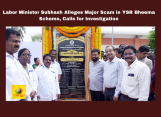 Labor Minister Subhash Alleges Major Scam in YSR Bheema Scheme, Calls for Investigation,Andhra Pradesh,ESI Hospital,Government Corruption,Health Infrastructure,Labor Minister Subhash,TDP,Vigilance Investigation,Vijayawada,YSR Bheema Scheme,YSRCP Government,Mango News,AP,AP News,Andra Pradesh,AP Latest News,AP Politics,AP Political News,YSR Bheema Scheme News,Minister Subhash,Minister Subhash News,Minister Subhash Latest News,Minister Subhash Pressmeet,Minister Subhash Live,Minister Subhash On YSR Bheema Scheme,Minister Subhash Inaugurated Gunadala ESI New Hospital,Gunadala ESI New Hospital,Gunadala ESI Hospital,YSR Bhima,Vijayawada ESI Hospital,Vijayawada ESI Hospital To Expand To 300 Beds,Labour Minister Subhash Inaugurate ESI Hospital at Gunadala,Gunadala ESI Hospital Inauguration,Minister Subhash