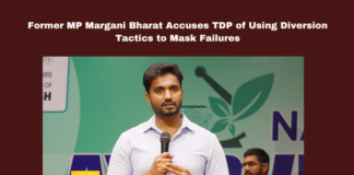Former MP Margani Bharat Accuses TDP of Using Diversion Tactics to Mask Failures, Former MP Margani Bharat Accuses TDP, Accuses TDP, Andhra Pradesh Politics, Burning of Files, Chandrababu Naidu, Diversion Tactics, Madanapalle Fire, Margani Bharat, Polavaram Project, Super Six Promises, TDP, YSRCP, Pawan Kalyan, AP Live Updates, AP Politics, Political News, Mango News