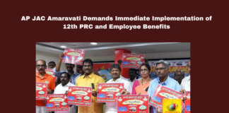 AP JAC Amaravati Demands Immediate Implementation of 12th PRC and Employee Benefits, AP JAC Amaravati Demands Immediate Implementation, 12th PRC, AP JAC Amaravati, Bopparaju Venkateswarlu, Government Employees, Interim Allowance, Pension, Contractual Employees, Employee Benefits, Eluru Meeting, NDA Alliance, Amaravati, CM Chandrababu Naidu, Pawan Kalyan, AP Live Updates, AP Politics, Political News, Mango News