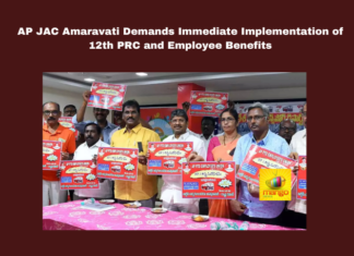 AP JAC Amaravati Demands Immediate Implementation of 12th PRC and Employee Benefits, AP JAC Amaravati Demands Immediate Implementation, 12th PRC, AP JAC Amaravati, Bopparaju Venkateswarlu, Government Employees, Interim Allowance, Pension, Contractual Employees, Employee Benefits, Eluru Meeting, NDA Alliance, Amaravati, CM Chandrababu Naidu, Pawan Kalyan, AP Live Updates, AP Politics, Political News, Mango News