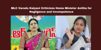 MLC Varudu Kalyani Criticizes Home Minister Anitha for Negligence and Incompetence, Negligence and Incompetence, Home Minister Anitha Negligence, Varudu Kalyani, Vangalapudi Anitha, YSRCP, Law and Order, Achyutapuram SEZ, Mutchumarri Assault, Visakhapatnam, Jagan Mohan Reddy, Andhra Pradesh Politics, Home Minister Criticism, CM Chandrababu Naidu, Pawan Kalyan, AP Live Updates, AP Politics, Political News, Mango News