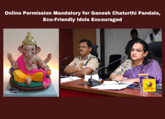 Online Permission Mandatory for Ganesh Chaturthi Pandals, Eco-Friendly Idols Encouraged, Online Permission Mandatory, Ganesh Chaturthi Pandals, Ganesh Chaturthi, Online Permission, Eco-Friendly Idols, Pandal Safety, Festival Guidelines, District Administration, Police Coordination, Immersion Process, Public Safety, Andhra Pradesh, Latest Ganesh Chaturthi News, Ganesh Chaturthi, Mango News