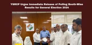 YSRCP Urges Immediate Release of Polling Booth-Wise Results for General Election 2024, YSRCP Urges Immediate Release of Polling Booth-Wise Result, Polling Booth-Wise Results, Polling Booth-Wise Results, YSRCP Urges, YSRCP, General Election 2024, Polling Results, Andhra Pradesh, Election Commission, Form 20, CM Chandrababu Naidu, Pawan Kalyan, AP Live Updates, AP Politics, Political News, Mango News