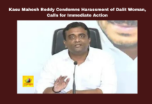 Kasu Mahesh Reddy Condemns Harassment of Dalit Woman, Calls for Immediate Action, Harassment of Dalit Woman, Kasu Mahesh Reddy, Dalit Harassment, Pedakurapadu Mandal, Julekallu Village, SC/ST Rights, TDP Alliance, Andhra Pradesh, Ration Shop, Suicide Attempt, Women's Rights, CM Chandrababu Naidu, Pawan Kalyan, AP Live Updates, AP Politics, Political News, Mango News