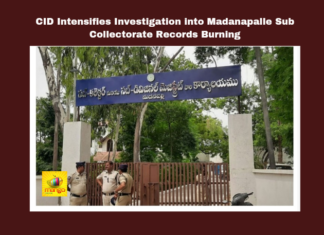 CID Intensifies Investigation into Madanapalle Sub Collectorate Records Burning, CID Intensifies Investigation, Madanapalle, CID Investigation, Madanapalle Sub Collectorate, Annamayya District, Records Burning, Annamaiya SP Vidyasagar Naidu, Late-night Inspection, Witness Interrogation, Andhra Pradesh, CM Chandrababu Naidu, Pawan Kalyan, AP Live Updates, AP Politics, Political News, Mango News