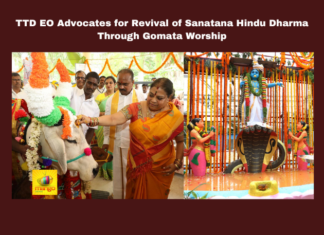 TTD EO Advocates for Revival of Sanatana Hindu Dharma Through Gomata Worship, TTD EO Advocates for Revival of Sanatana Hindu Dharma, Sanatana Hindu Dharma Through Gomata Worship, Tirupati, TTD, Sanatana Dharma, Gomata Worship, Gokulashtami, Agricultural Prosperity, Cultural Programs, Vedic Traditions, Hindu Rituals, Religious Festival, CM Chandrababu Naidu, Pawan Kalyan, AP Live Updates, AP Politics, Political News, Mango News