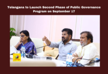 Telangana to Launch Second Phase of Public Governance Program on September 17, Public Governance Program on September 17, Second Phase of Public Governance Program, Telangana Government, Public Governance Program, Revanth Reddy, Health Profile Cards, Ration Cards, Osmania Hospital, Goshamahal, City Police Academy, Public Governance Program, Telangana, TS Live Updates, TS Political News, Political News, Mango News