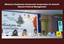 Ministers Emphasize Community Cooperation for Smooth Ganesh Festival Management, Ministers Emphasize Community Cooperation, Ganesh Festival Management, Ganesh Festival, Hyderabad, Sridhar Babu, Ponnam Prabhakar, Clay Idols, Hussain Sagar, Immersion, Telangana Government, Community Cooperation, Telangana, TS Live Updates, TS Political News, Political News, Mango News