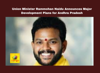 Union Minister Rammohan Naidu Announces Major Development Plans for Andhra Pradesh, Rammohan Naidu Announces Major Development Plans, Major Development Plans for Andhra Pradesh, Andhra Pradesh Development, Rammohan Naidu, Industrial Smart Cities, Kopparthi, Orvakal, Visakha-Chennai Corridor, Polavaram Project, Rayalaseema, Double Engine Growth, M Chandrababu Naidu, Pawan Kalyan, AP Live Updates, AP Politics, Political News, Mango News