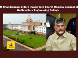 CM Chandrababu Orders Inquiry into Secret Camera Scandal at Gudlavalleru Engineering College, CM Chandrababu Orders Inquiry, Inquiry On Secret Cameras, Gudlavalleru Engineering College, Secret Cameras, Krishna District, Student Protest, TDP, Police Investigation, Hostel Safety, Educational Institutions, Andhra Pradesh News, CM Chandrababu Naidu, Pawan Kalyan, AP Live Updates, AP Politics, Political News, Live Updates, Breaking News, Headlines, Live News, Mango News