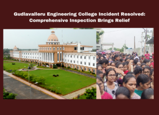 Gudlavalleru Engineering College Incident Resolved: Comprehensive Inspection Brings Relief, Gudlavalleru Engineering College, Secret Cameras, Student Protest, Nara Lokesh, Hostel Safety, Krishna District, College Scandal, Police Investigation, Harassment Prevention, Educational Institutions Safety, CM Chandrababu Naidu, Pawan Kalyan, AP Live Updates, AP Politics, Political News, Live Updates, Breaking News, Headlines, Live News, Mango News