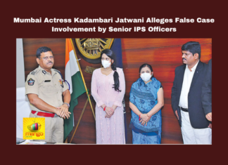 Mumbai Actress Kadambari Jatwani Alleges False Case Involvement by Senior IPS Officers, Mumbai Actress Kadambari Jatwani Alleges False Case, False Case On Senior IPS Officers, IPS Officers Involved In Mumbai Herione Case, Kadambari Jatwani, False Case, IPS Officers, Vijayawada Police, Legal Battle, Bollywood, CM Chandrababu Naidu, Pawan Kalyan, AP Live Updates, AP Politics, Political News, Live Updates, Breaking News, Headlines, Live News, Mango News