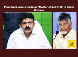 Perni Nani Labels Naidu as "Master of Betrayal" in Sharp Critique, Master of Betrayal, Perni Nani, Nara Chandrababu Naidu, Andhra Pradesh Politics, YS Jagan, TDP, Political Defections, Rajya Sabha Seats, Sand Policy, Public Protests, Kakani Govardhan Reddy, CM Chandrababu Naidu, Pawan Kalyan, AP Live Updates, Live Updates, Breaking News, Headlines, Live News, Mango News