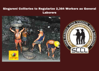 Singareni Collieries to Regularize 2364 Workers as General Laborers, 2364 Workers as General Laborers, Singareni Collieries, Worker Regularization, N. Balaram, General Laborers, Transfer Workers, Employment News, Internal Promotions, Karunya Recruitment, SCCL, Hyderabad, Regularize 2364 Workers, Telangana, TS Live Updates, TS Political News, Political News, Mango News