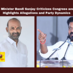 Union Minister Bandi Sanjay Criticizes Congress and BJP, Highlights Allegations and Party Dynamics, Bandi Sanjay, BJP Workshop, Congress Criticism, MIM, Asaduddin Owaisi, Article 370, Political Allegations, MLC Kavitha, Hyderabad Politics, Bandi Sanjay Criticizes Congress, Telangana, TS Live Updates, TS Political News, Political News, Mango News