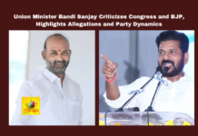 Union Minister Bandi Sanjay Criticizes Congress and BJP, Highlights Allegations and Party Dynamics, Bandi Sanjay, BJP Workshop, Congress Criticism, MIM, Asaduddin Owaisi, Article 370, Political Allegations, MLC Kavitha, Hyderabad Politics, Bandi Sanjay Criticizes Congress, Telangana, TS Live Updates, TS Political News, Political News, Mango News