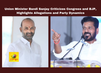 Union Minister Bandi Sanjay Criticizes Congress and BJP, Highlights Allegations and Party Dynamics, Bandi Sanjay, BJP Workshop, Congress Criticism, MIM, Asaduddin Owaisi, Article 370, Political Allegations, MLC Kavitha, Hyderabad Politics, Bandi Sanjay Criticizes Congress, Telangana, TS Live Updates, TS Political News, Political News, Mango News