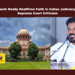 CM Revanth Reddy Reaffirms Faith in Indian Judiciary Amidst Supreme Court Criticism, Supreme Court Criticism, CM Revanth Reddy Reaffirms Faith, Revanth Reddy, Indian Judiciary, Supreme Court, MLC Kavitha, Delhi Liquor Case, Judicial Independence, Public Statement, Telangana Politics, Telangana, TS Live Updates, TS Political News, Political News, Mango News