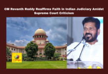 CM Revanth Reddy Reaffirms Faith in Indian Judiciary Amidst Supreme Court Criticism, Supreme Court Criticism, CM Revanth Reddy Reaffirms Faith, Revanth Reddy, Indian Judiciary, Supreme Court, MLC Kavitha, Delhi Liquor Case, Judicial Independence, Public Statement, Telangana Politics, Telangana, TS Live Updates, TS Political News, Political News, Mango News