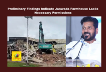 Preliminary Findings Indicate Janwada Farmhouse Lacks Necessary Permissions, Preliminary Findings, Janwada Farmhouse Lacks Necessary Permissions, Janwada Farmhouse, Hyderabad, Revenue Department, Panchayat Raj, Bulkapur Nala, Illegal Construction, Satellite Survey, Ranga Reddy Collector, Property Tax, Telangana Politics, Telangana, TS Live Updates, TS Political News, Political News, Mango News