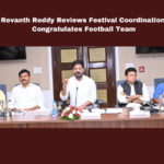 CM Revanth Reddy Reviews Festival Coordination and Congratulates Football Team, Festival Coordination, Revanth Reddy Congratulates Football Team, CM Revanth Reddy Reviews, CM Revanth Reddy, Ganesh Festival, Milad Un Nabi, Hyderabad, Bhagyanagar Ganesh Utsava Samiti, Festival Coordination, Telangana Football Team, Junior Boys National Football Championship, Religious Harmony, Hyderabad Police, Telangana, TS Live Updates, TS Political News, Political News, Mango News