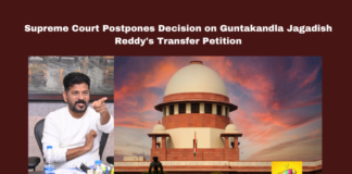 Supreme Court Postpones Decision on Guntakandla Jagadish Reddy's Transfer Petition, Jagadish Reddy's Transfer Petition, Supreme Court Postpones Decision, Supreme Court, Guntakandla Jagadish Reddy, Telangana Chief Minister, Revanth Reddy, Delhi Liquor Case, Judicial Impartiality, Transfer Petition, Legal Proceedings, Telangana, TS Live Updates, TS Political News, Political News, Mango News