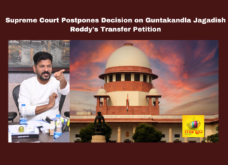 Supreme Court Postpones Decision on Guntakandla Jagadish Reddy's Transfer Petition, Jagadish Reddy's Transfer Petition, Supreme Court Postpones Decision, Supreme Court, Guntakandla Jagadish Reddy, Telangana Chief Minister, Revanth Reddy, Delhi Liquor Case, Judicial Impartiality, Transfer Petition, Legal Proceedings, Telangana, TS Live Updates, TS Political News, Political News, Mango News