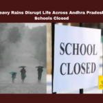 Heavy Rains Disrupt Life Across Andhra Pradesh, Schools Closed Heavy Rains Disrupt Life Across Andhra Pradesh, Schools Closed, Andhra Pradesh Rains, Visakhapatnam Schools Closed, Prakasam Barrage, Krishna River Flooding, NTR District Flooding, Vijayawada Waterlogging, Machilipatnam Rains, AP Weather Update, Heavy Rainfall Disruption, Heavy Rains, Rain Alert, Officials Have Been Alerted, Heavy Rain Are Falling Across AP, Heavy Rain In AP, Weather Report, Red Alert, AP, Heavy Rain, Andhra Pradesh, AP Rain, AP Live Updates, Political News, Mango News