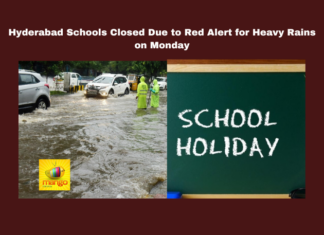 Hyderabad Schools Closed Due to Red Alert for Heavy Rains on Monday, Hyderabad Weather Alert, Heavy Rains, School Closures, Meteorological Department, Red Alert, Hyderabad District Collector, GHMC, Safety Measures, Emergency Contacts, Emergency Response, Telangana, TS Live Updates, TS Political News, Political News, Mango News