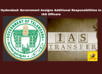 Hyderabad: Government Assigns Additional Responsibilities to IAS Officers, Additional Responsibilities to IAS Officers, IAS Officer Transfers, IAS Officers, Hyderabad Government Updates, Additional Responsibilities, Administrative Changes, State Government Orders, Hyderabad, Hyderabad Live Updates, Latest Hyderabad News, Telangana, TS Politics, TS Live Updates, Political News, Mango News