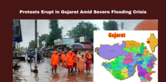 Protests Erupt in Gujarat Amid Severe Flooding Crisis, Gujarat Amid Severe Flooding Crisis, Gujarat Floods, Jamnagar Flooding, Vipul Protest, Relief Operations, NDRF, Gujarat Crisis, Flood Relief, Gujarat News, BJP, PM Modi, Gujarat Live Updates, Modi, NDRF, Live Updates, Breaking News, Headlines, Live News, Mango News
