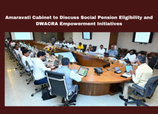 AP Cabinet to Discuss Social Pension Eligibility and Dwakra Empowerment Initiatives, Dwakra Empowerment Initiatives, AP Cabinet to Discuss Social Pension Eligibility, Social Pension Eligibility, Empowerment Initiatives, Andhra Pradesh Cabinet, Kondapalli Srinivas, Social Pensions, Dwakra Groups, Strinnidhi Bank, AP News, AP Live Updates, Andhra Pradesh, Breaking News, Live Updates, Headlines, Mango News