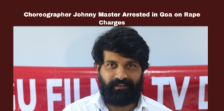 Choreographer Johnny Master Arrested in Goa on Rape Charges, Arrested in Goa on Rape Charges, Choreographer Johnny Master Arrested, Jani Master Rape Case, Rape Case, Johnny Master Arrest, Rape Allegations, Cyberabad Police, POCSO Act, Assistant Choreographer, Tollywood, Tollywood Latest News, Tollywood Live Updates, Tollywood News, Movie News, Mango News